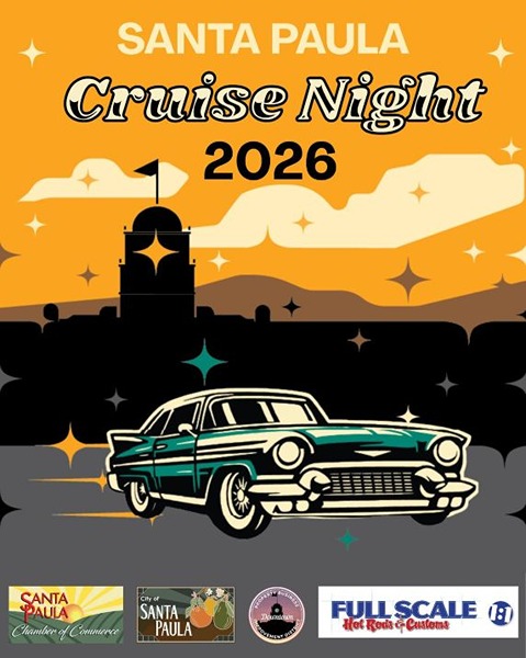 Santa Paula Cruise Night flyer May 2026